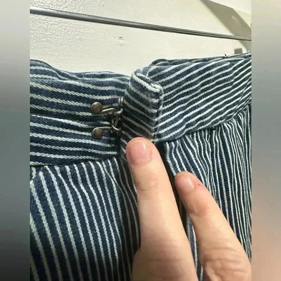 Diesel Industry 100% Cotton Navy Pin Stripe Chi Tight Slim Fit Jeans 31X30 - Picture 2 of 11